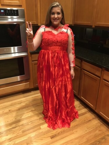 Girl Ordered Prom Dress Online